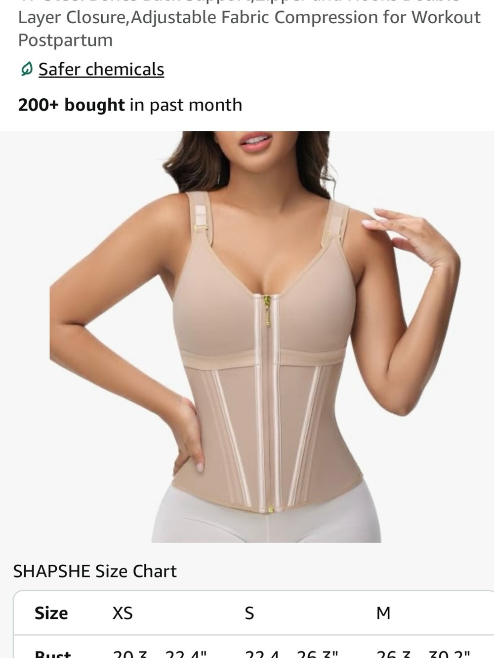 Nude Front-Zip Shapewear Bodysuit